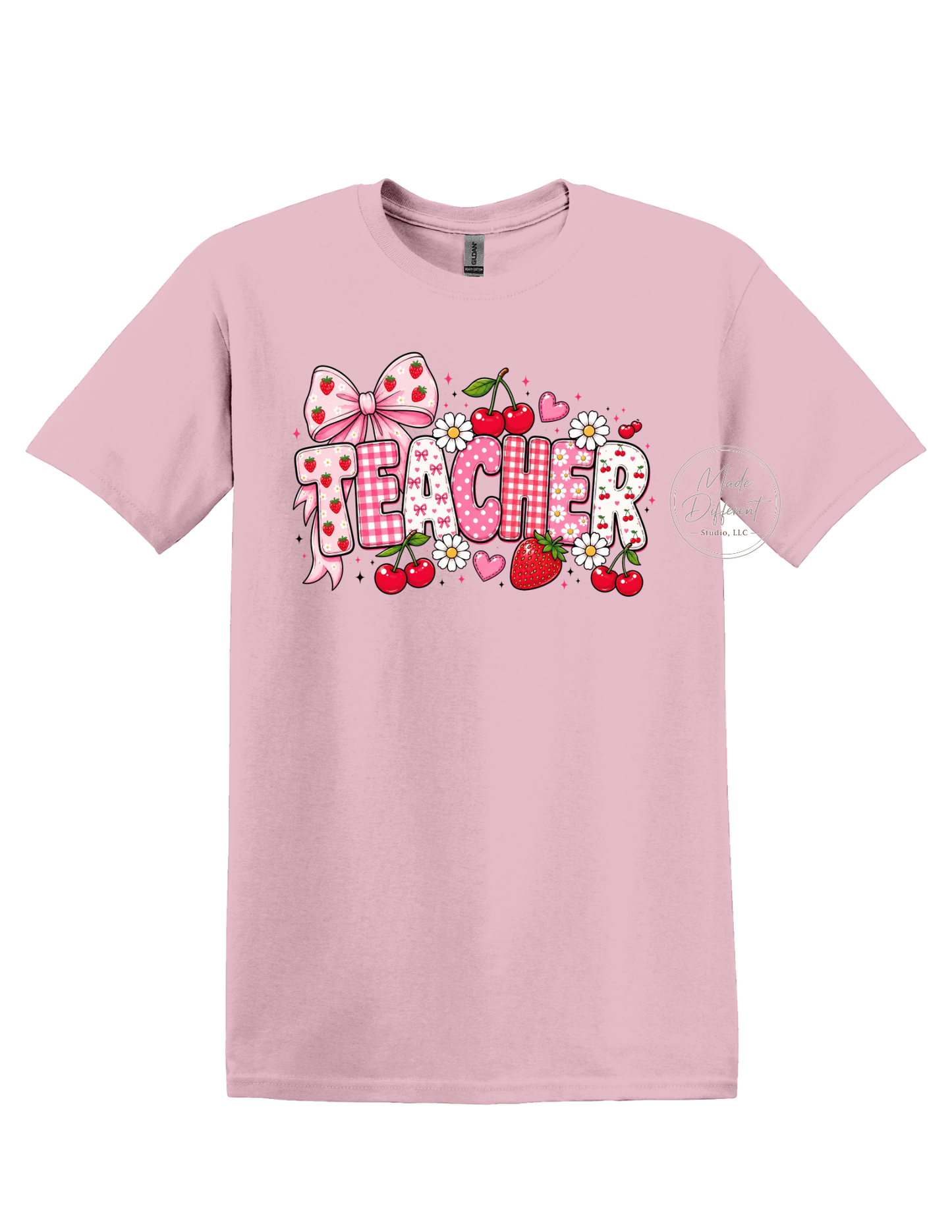 Teacher Strawberries - DTF Sheet Ready To Press