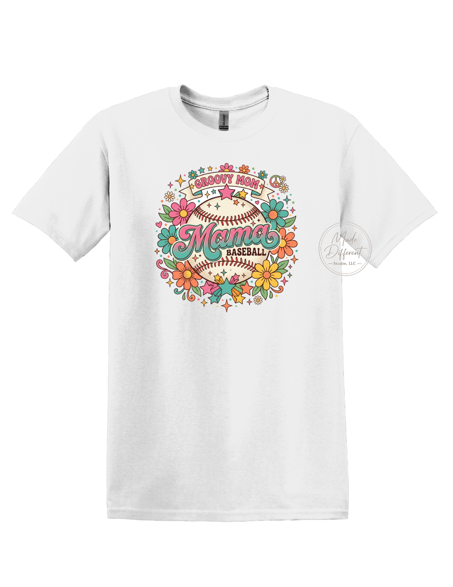 Retro Mama Baseball - DTF Sheet Ready To Press