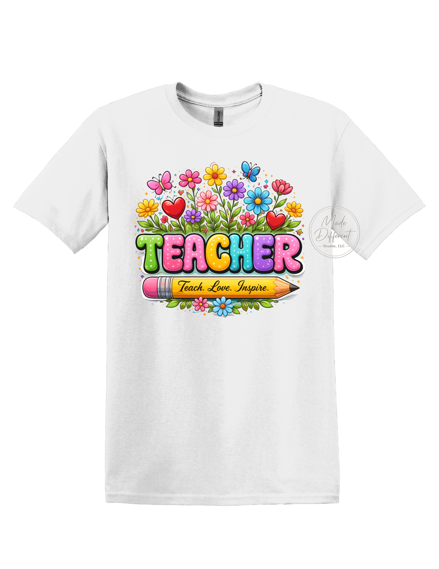 Teacher Flowers - DTF Sheet Ready To Press