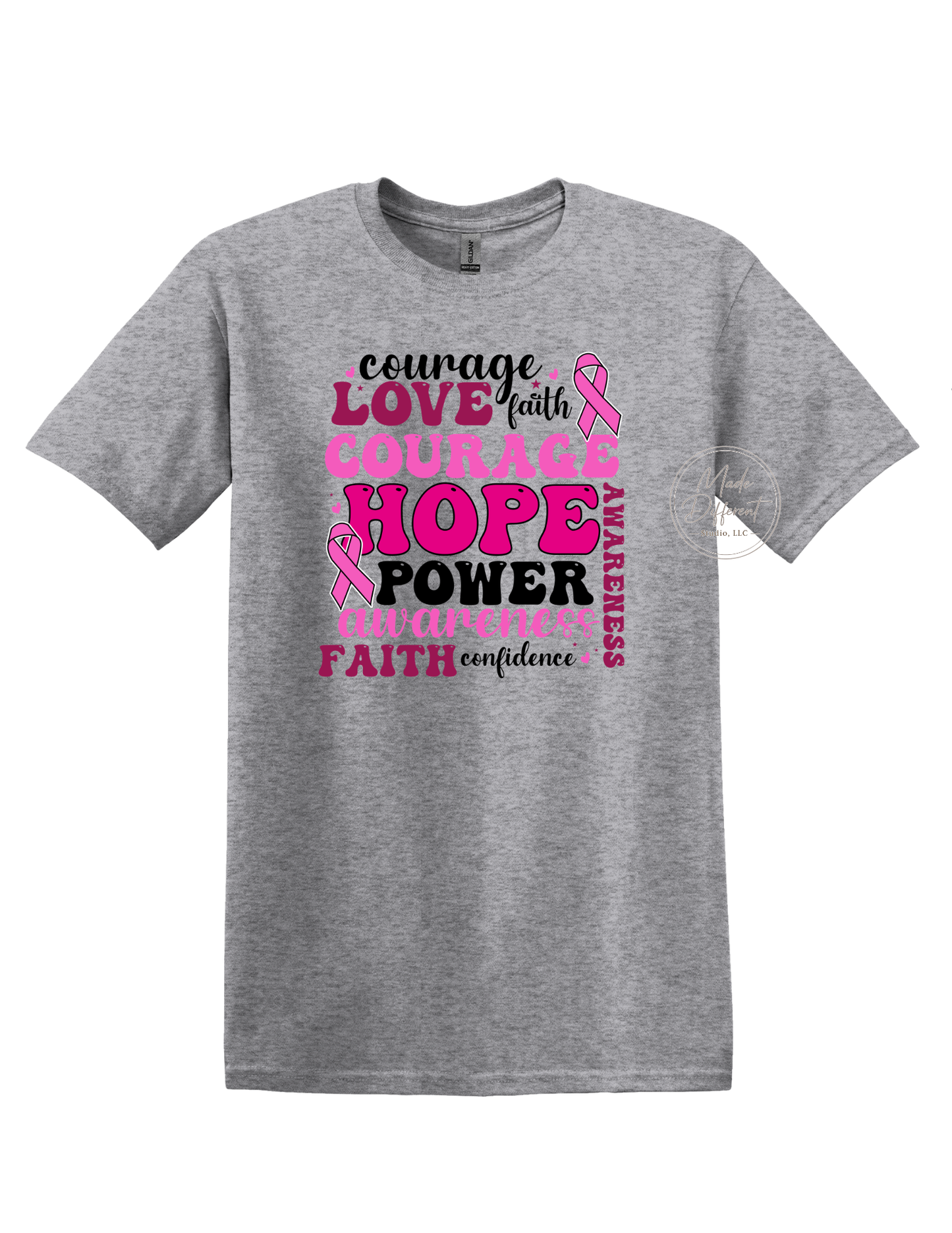 Courage Love Faith Hope - DTF Sheet Ready To Press