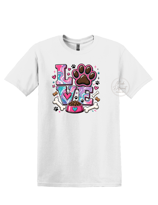 LOVE & PAW - DTF Sheet Ready to Press