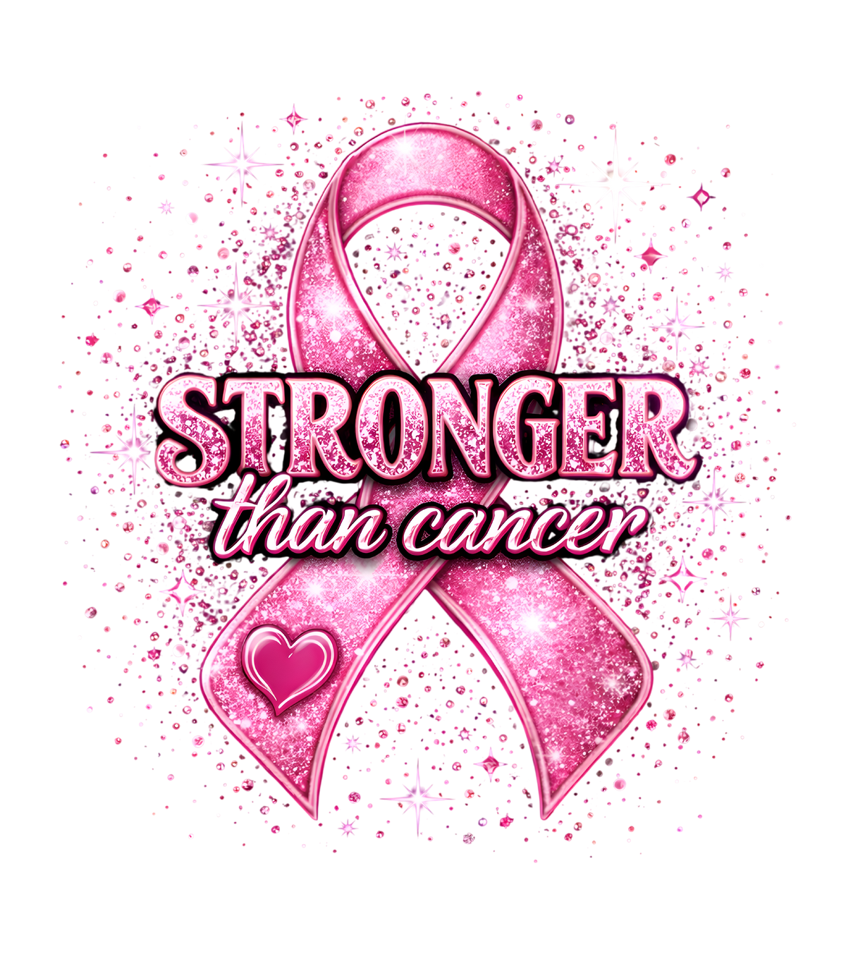 STRONGER THAN CANCER - DTF Sheet Ready to Press