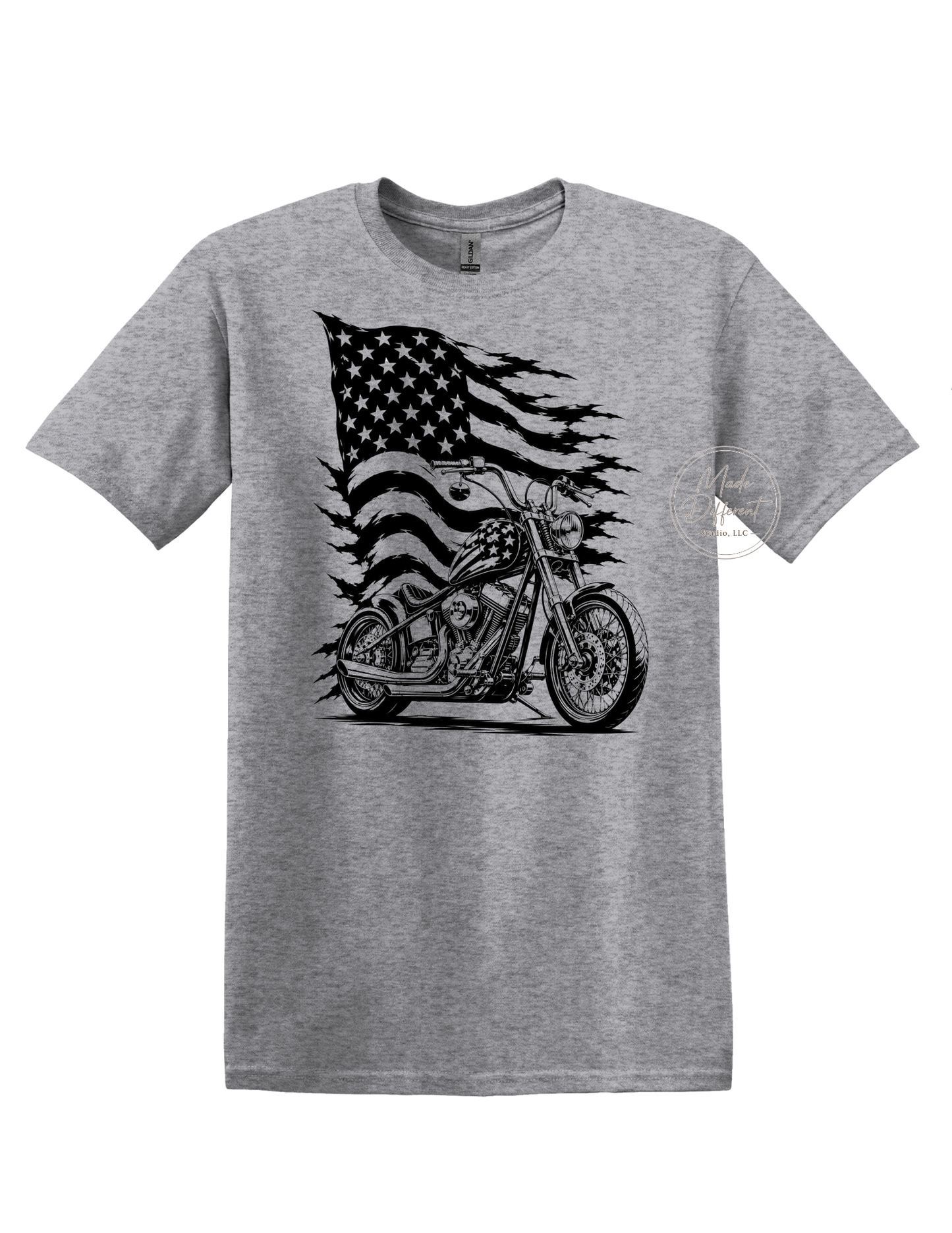 Motorcycle Flag - DTF Sheet Ready To Press
