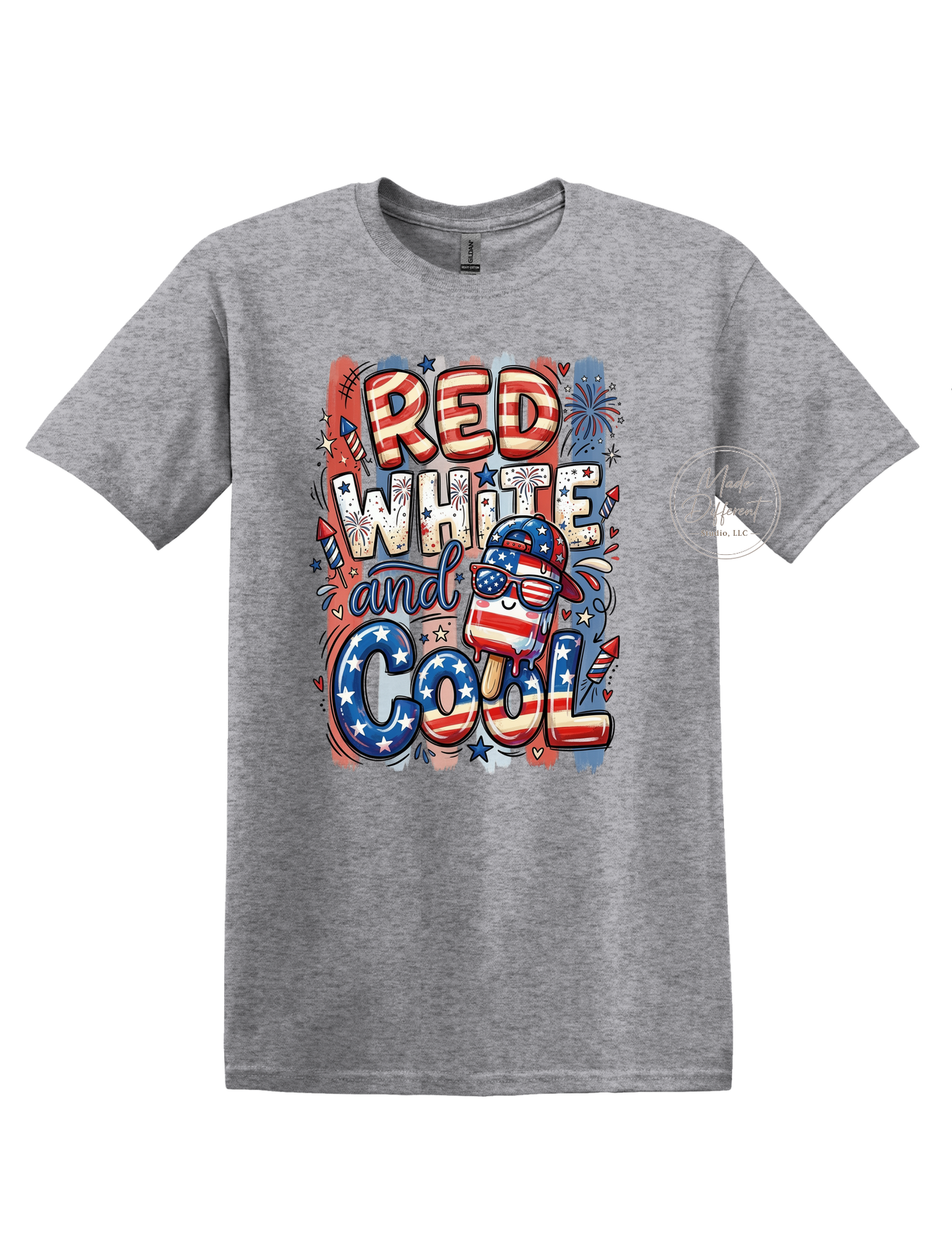 Red White & Cool - DTF Sheet Ready To Press