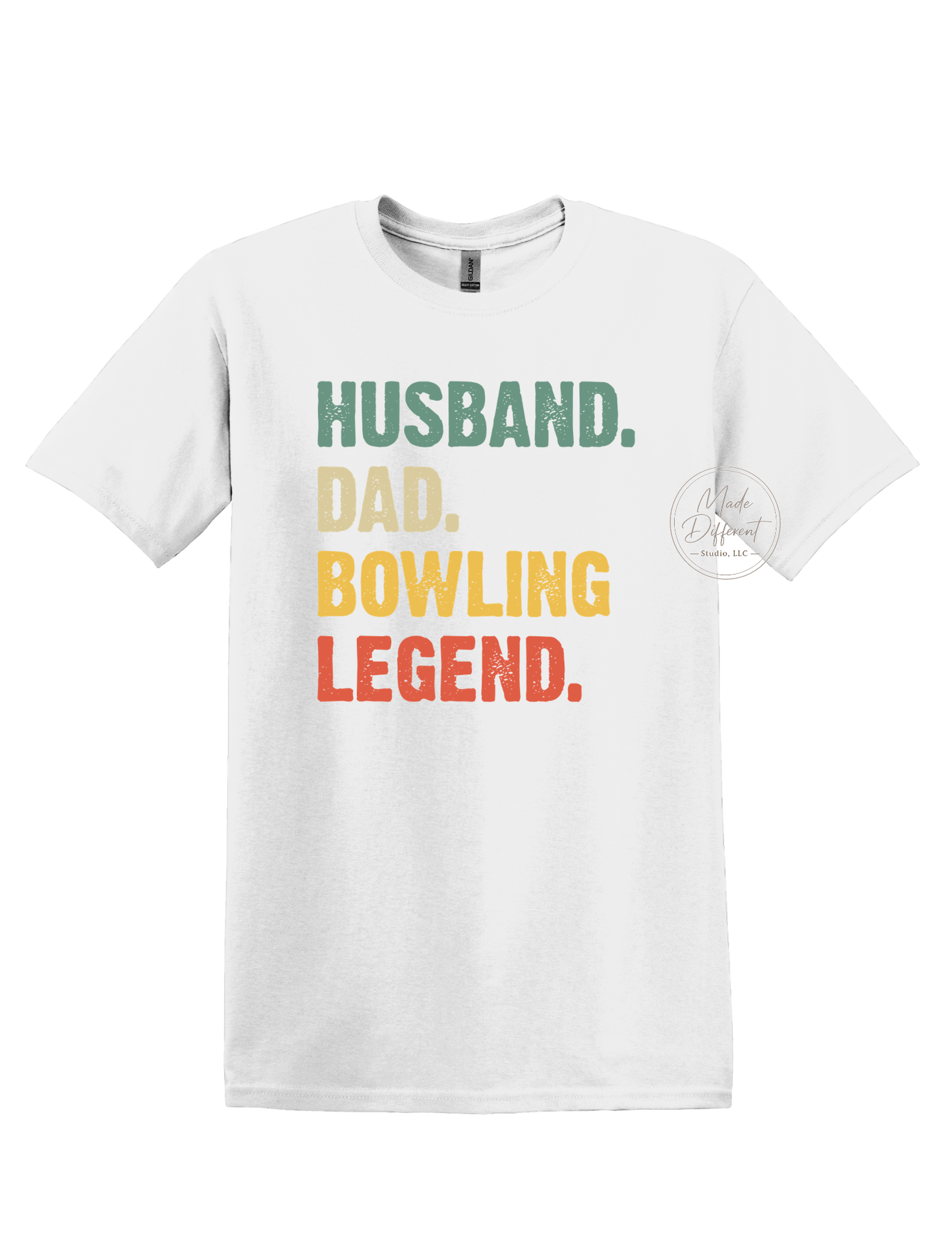 Husband Dad Bowling Legend - DTF Sheet Ready To Press