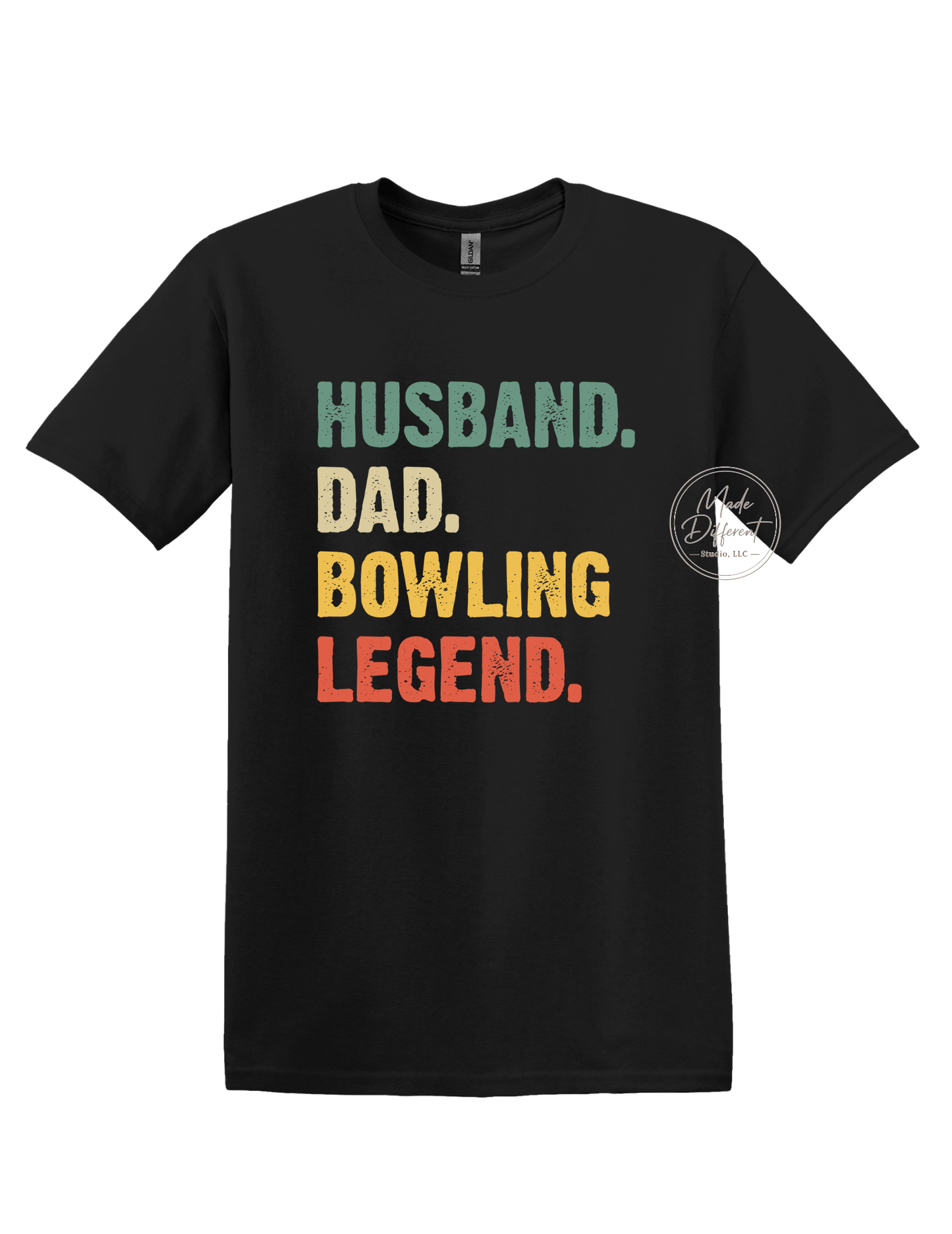 Husband Dad Bowling Legend - DTF Sheet Ready To Press