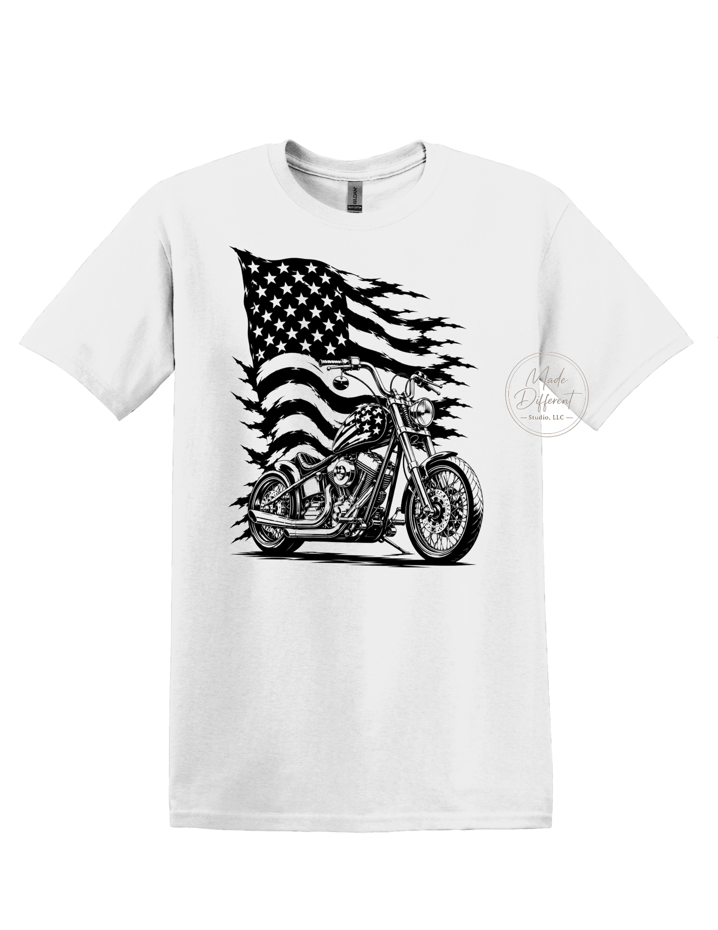 Motorcycle Flag - DTF Sheet Ready To Press