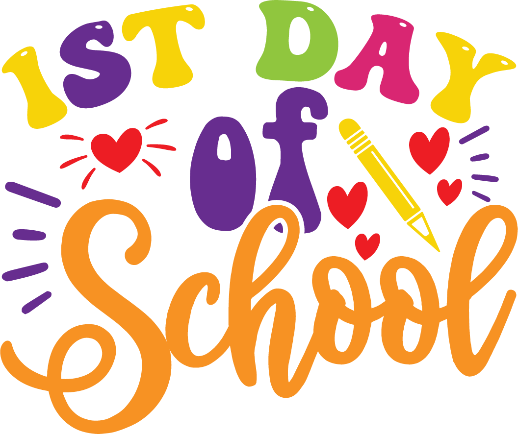 1st Day of School - DTF Sheet Ready To Press