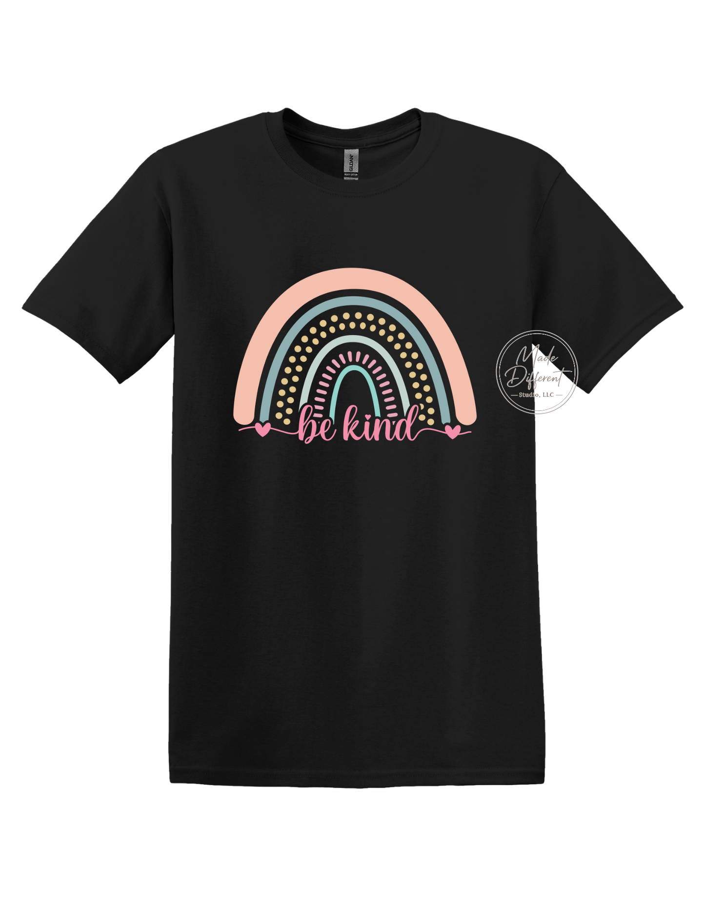 Be Kind Peach Rainbow - DTF Sheet Ready To Press