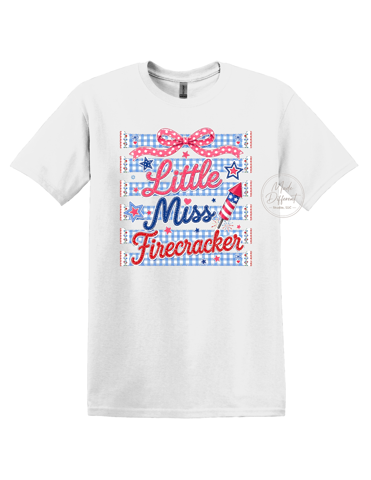 Lil Miss Firecracker- DTF Sheet Ready To Press