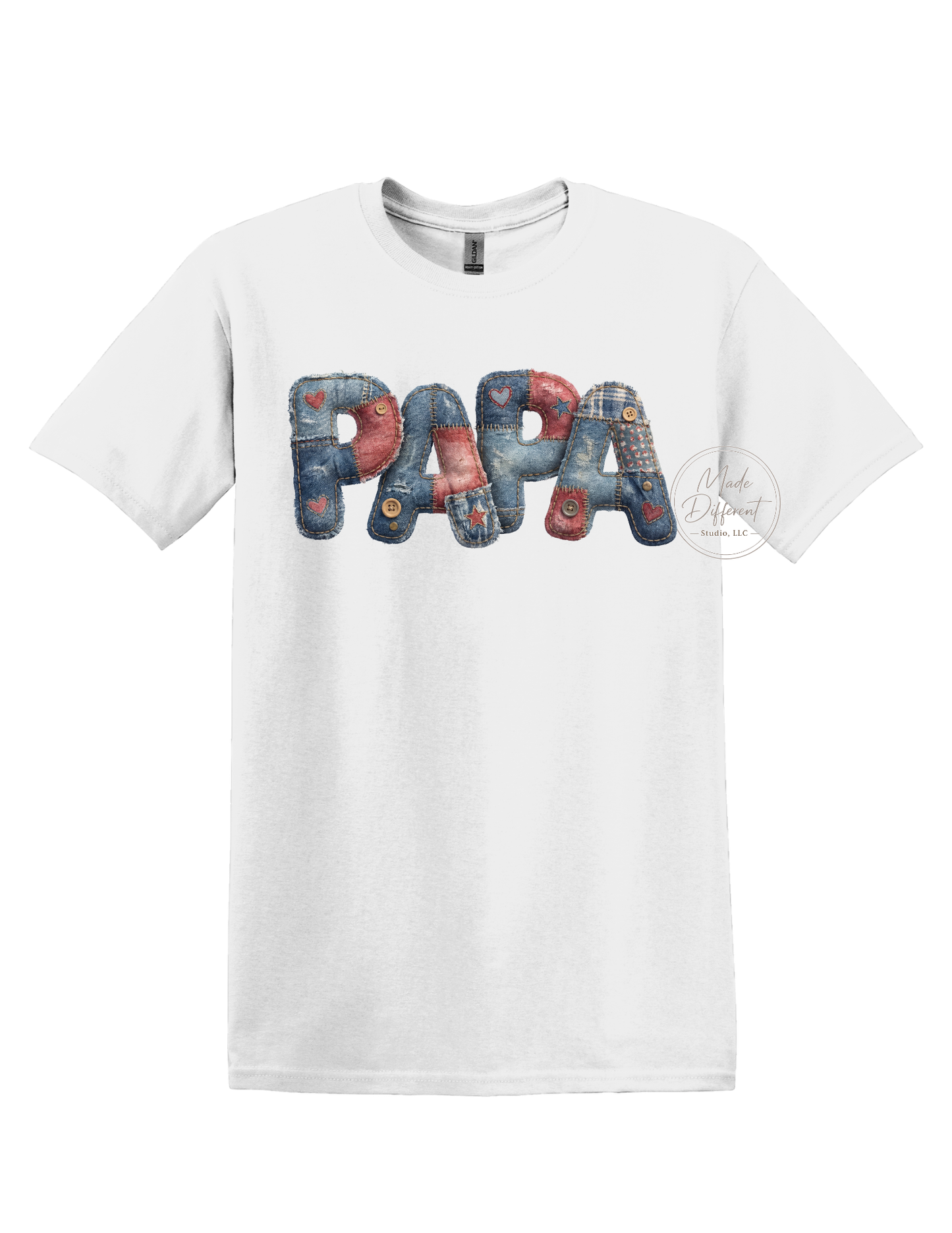 PAPA jean patch - DTF Sheet Ready To Press