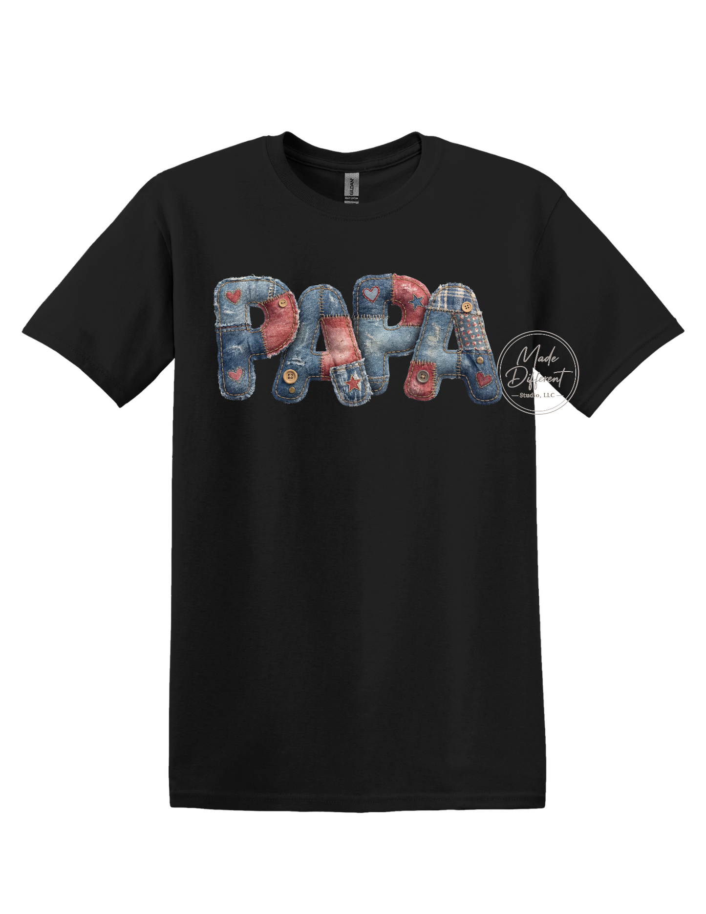 PAPA jean patch - DTF Sheet Ready To Press
