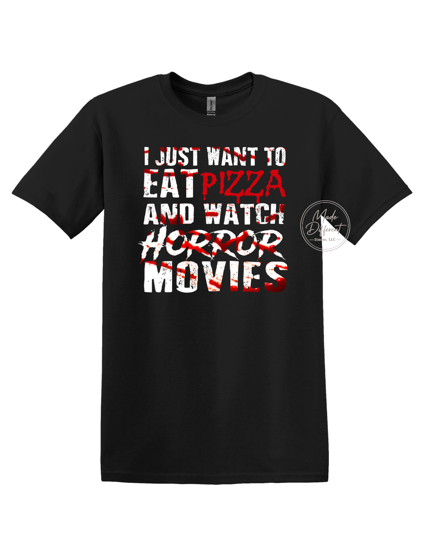I just want to eat pizza - DTF Sheet Ready To Press