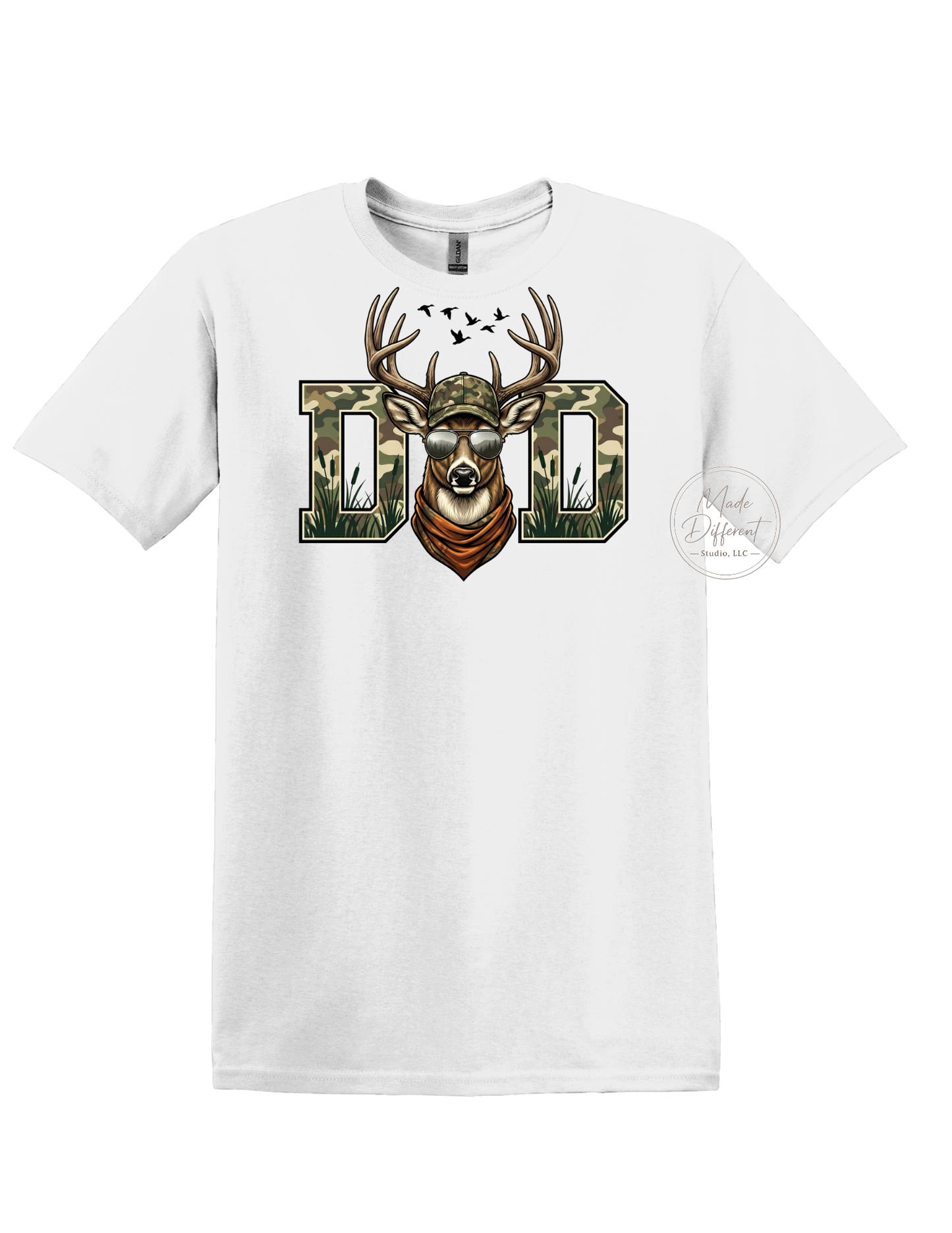 Dad Hunting Deer - DTF Sheet Ready To Press