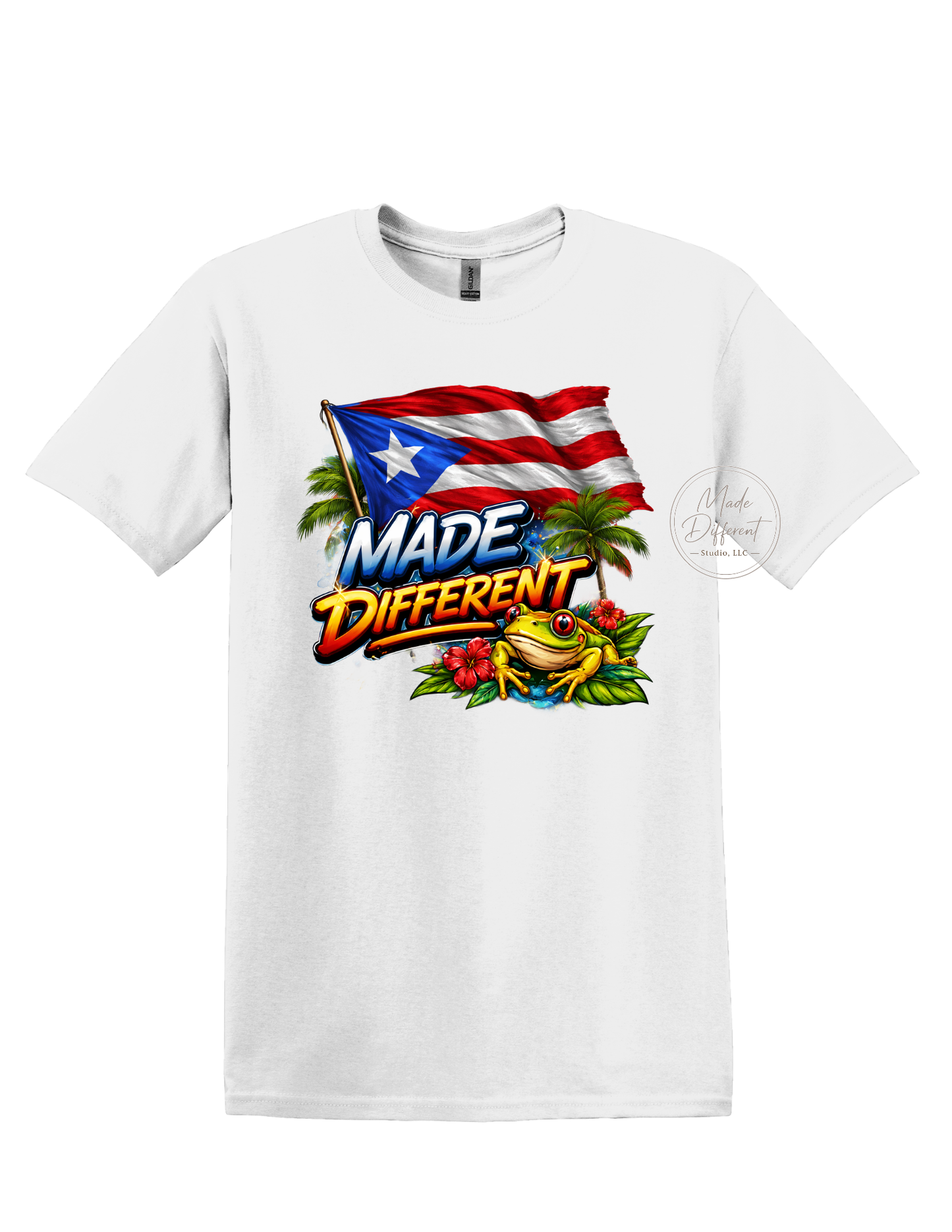 Made Different PR Flag - Adult T-shirt