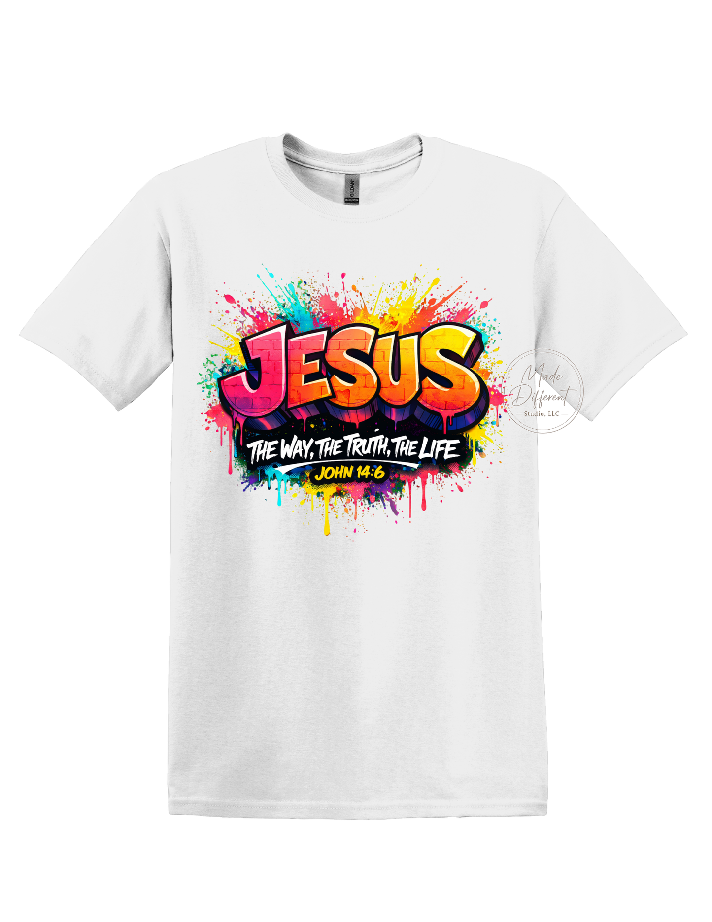 Jesus Graffiti - DTF Sheet Ready To Press