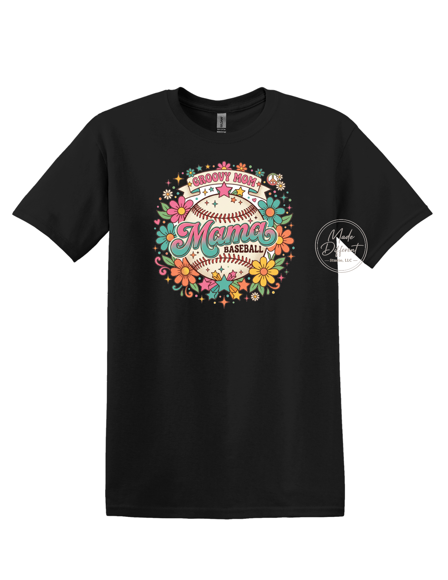 Retro Mama Baseball - DTF Sheet Ready To Press