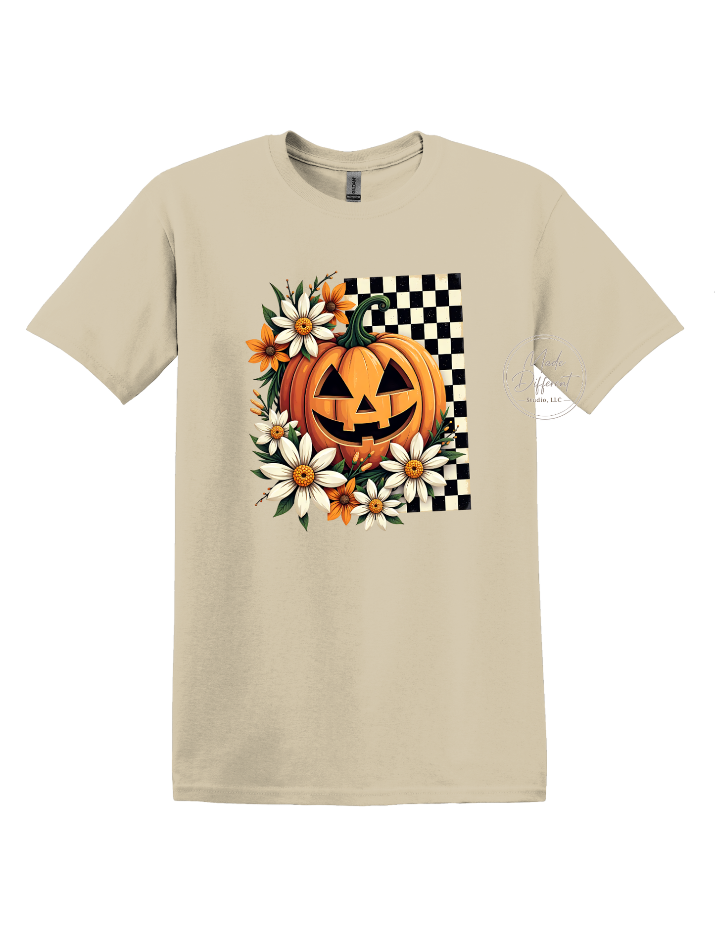 Retro Flower Pumpkin - DTF Sheet Ready To Press