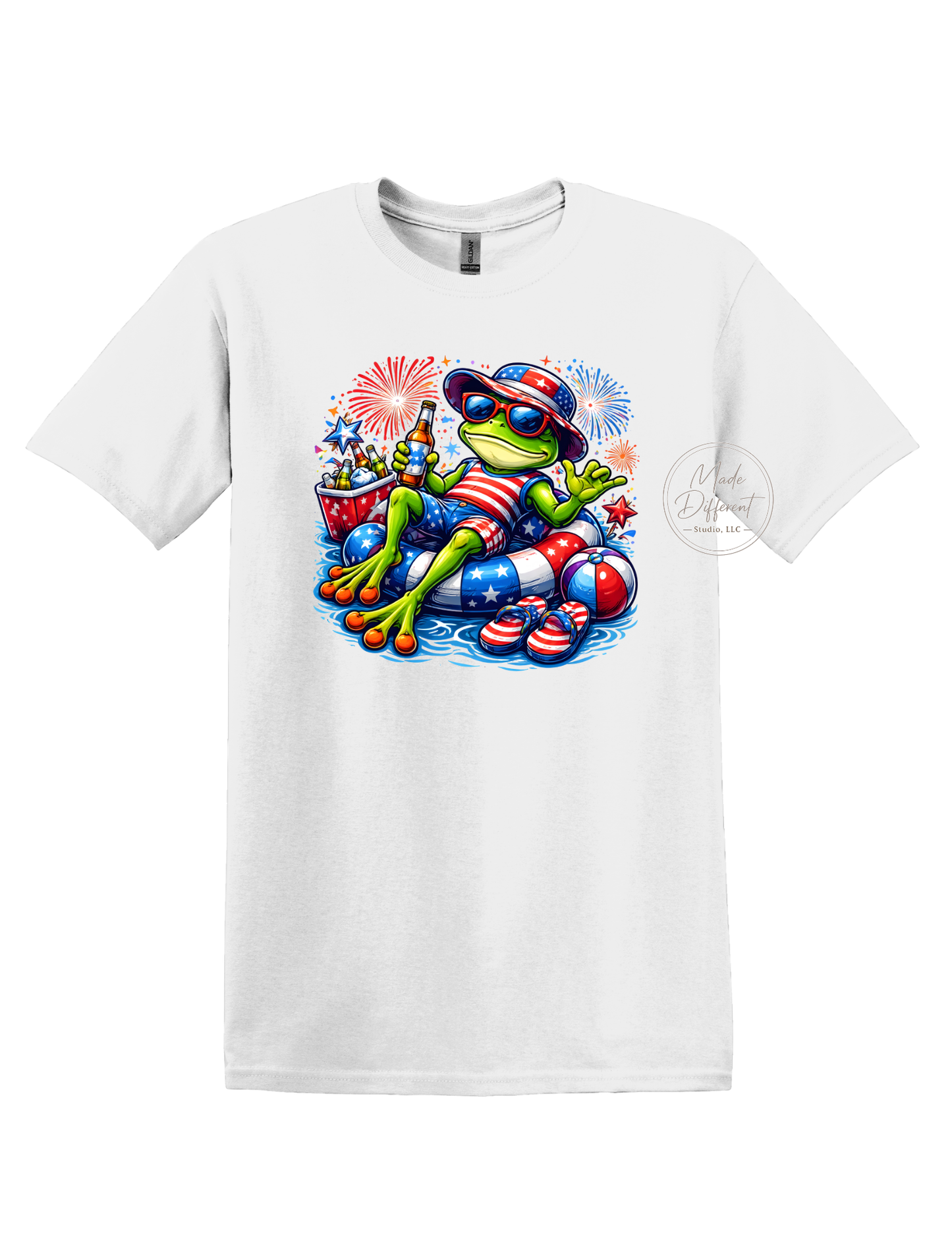 Floating Frog  - DTF Sheet Ready To Press