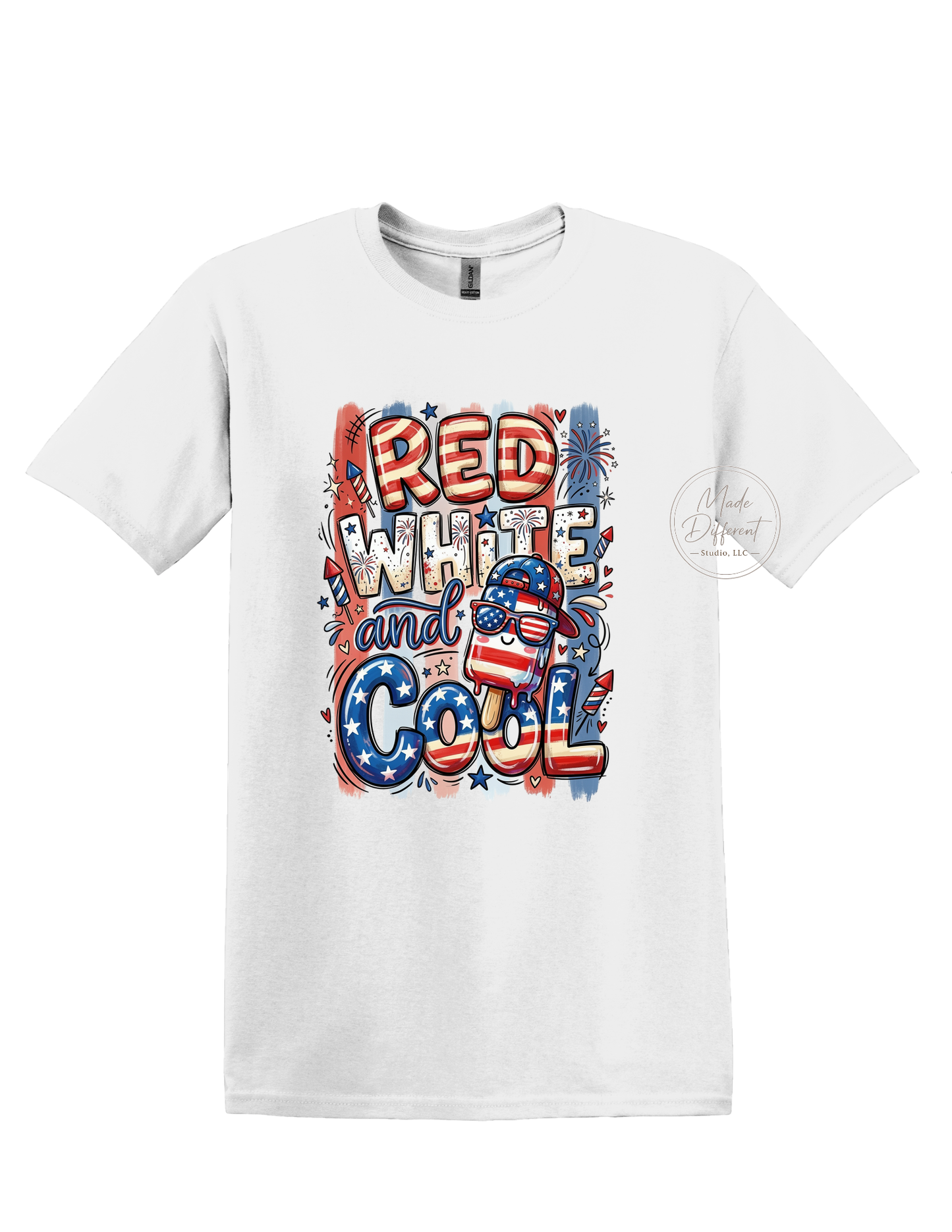 Red White & Cool - DTF Sheet Ready To Press