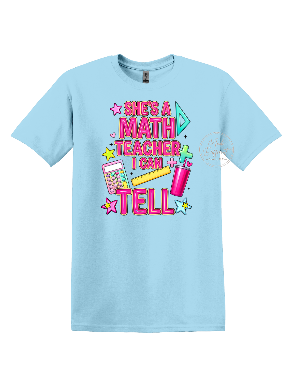 She's a math teacher - DTF Sheet Ready to Press