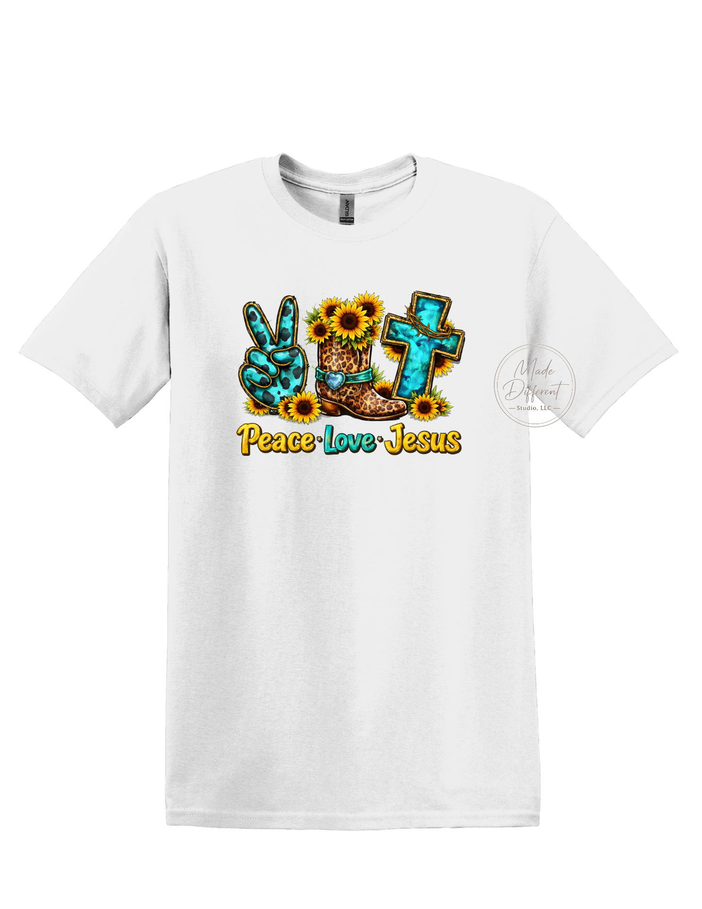 Peace Love Jesus- DTF Sheet Ready To Press