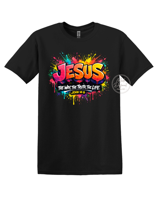 Jesus Graffiti - DTF Sheet Ready To Press