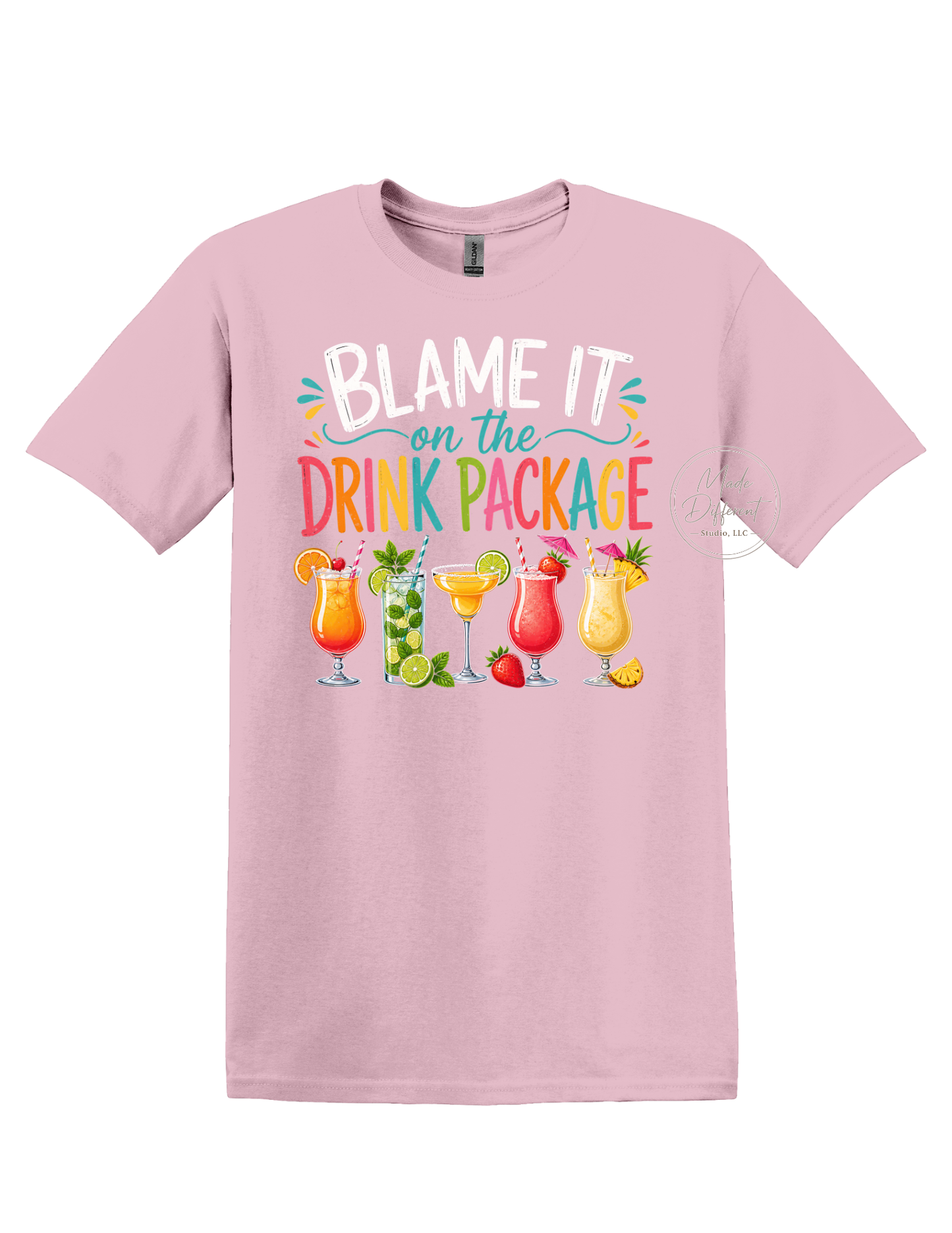 Blame it on the drink package - DTF Sheet Ready To Press