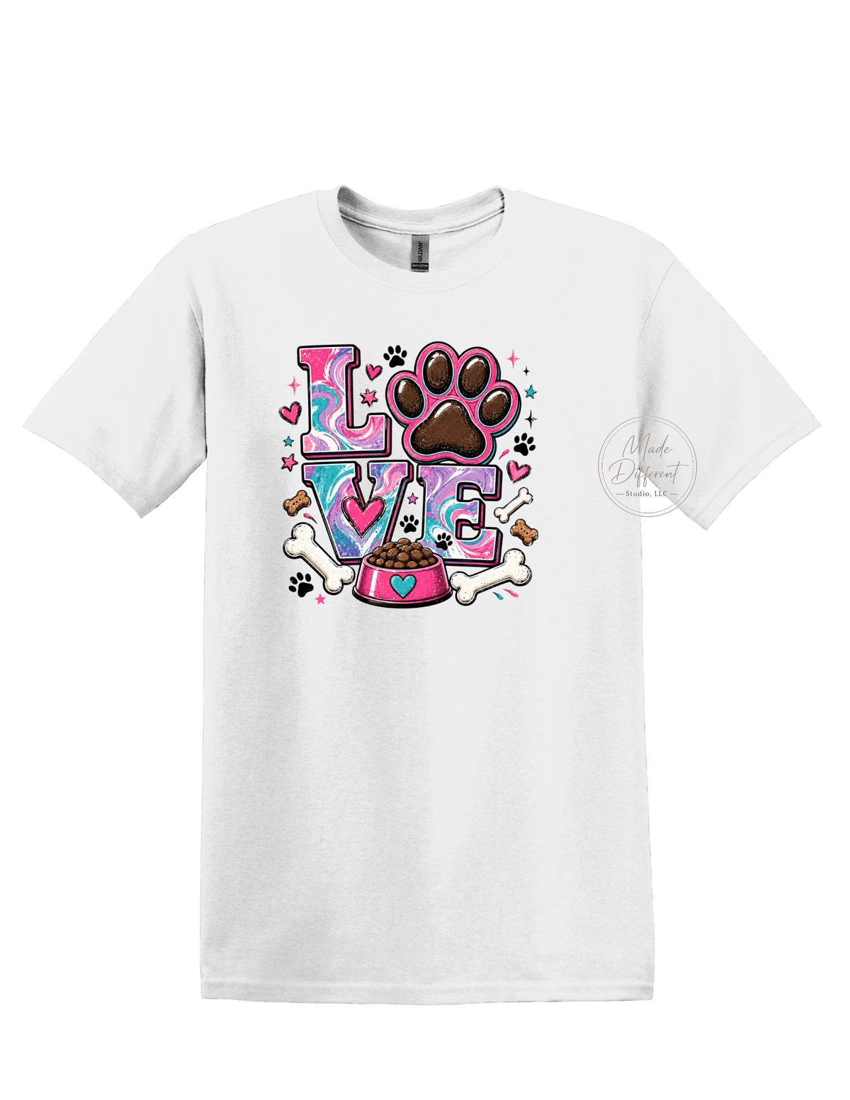 LOVE & PAW - DTF Sheet Ready to Press