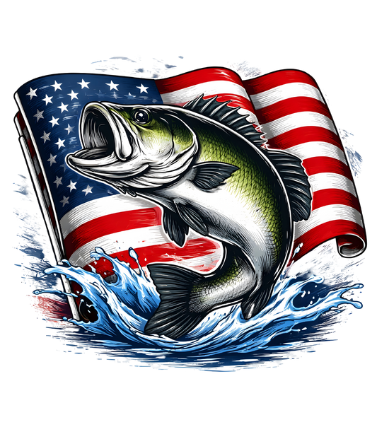 American Fishing - DTF Sheet Ready To Press