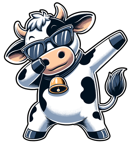COW DAB - DTF Sheet Ready to Press