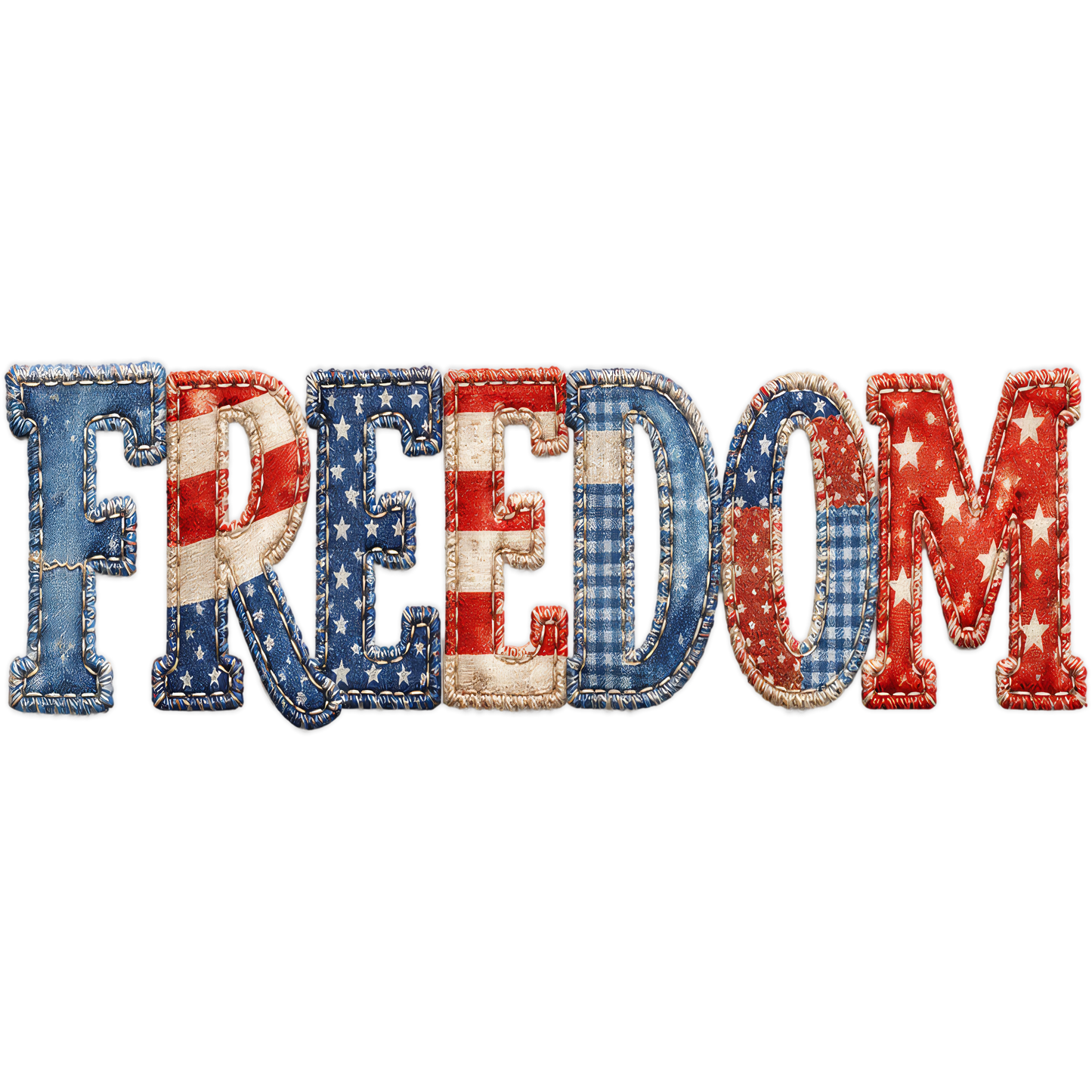 Freedom Patch - DTF Sheet Ready To Press