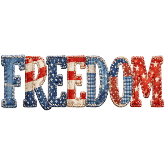 Freedom Patch - DTF Sheet Ready To Press