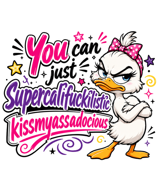 Grumpy Duck - DTF Sheet Ready To Press