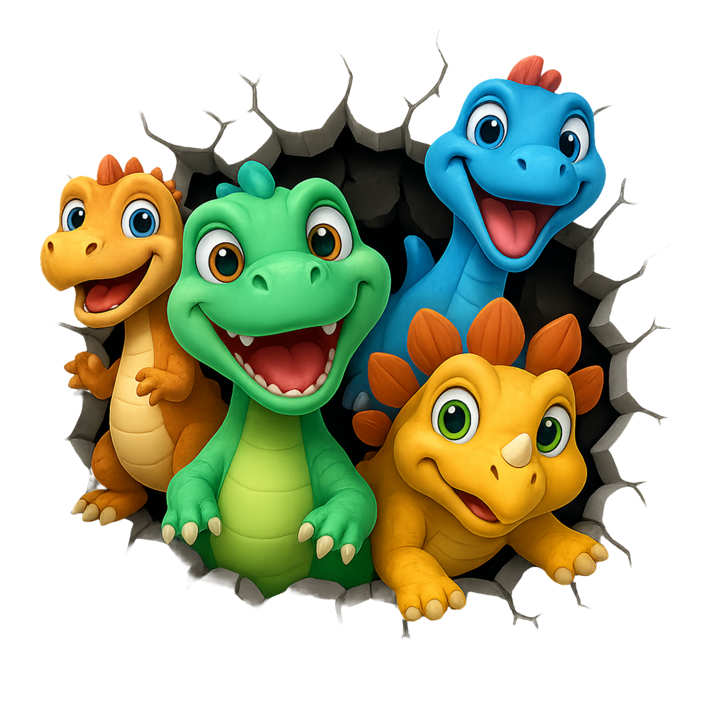 LITTLE DINOS - DTF Sheet Ready To Press