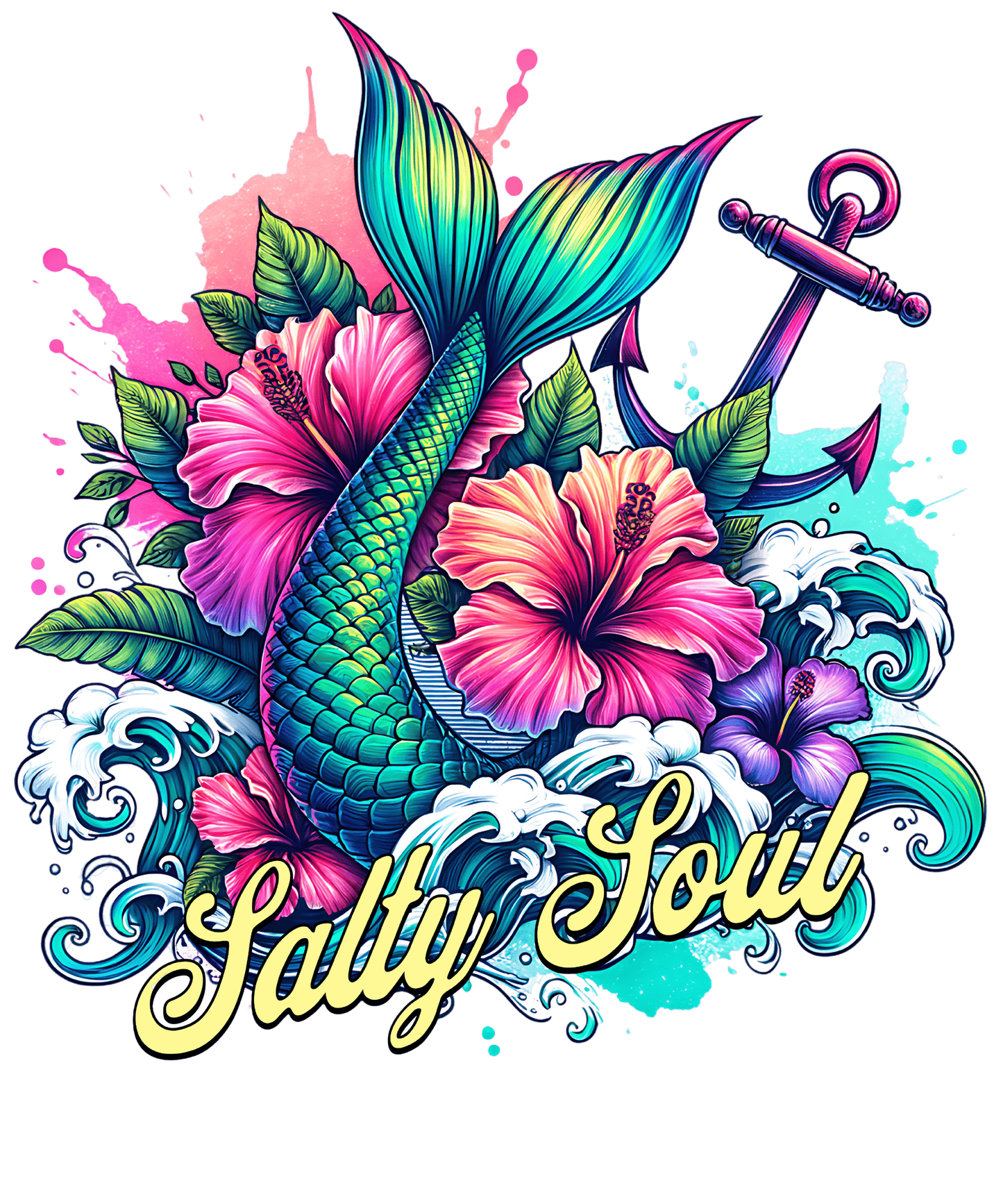 Salty Soul- DTF Sheet Ready To Press
