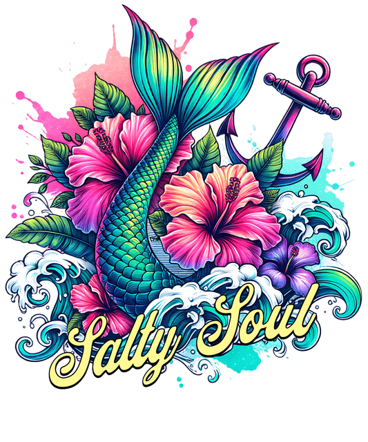 Salty Soul- DTF Sheet Ready To Press