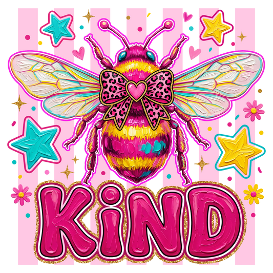 Be Kind Hot Pink - DTF Sheet Ready To Press