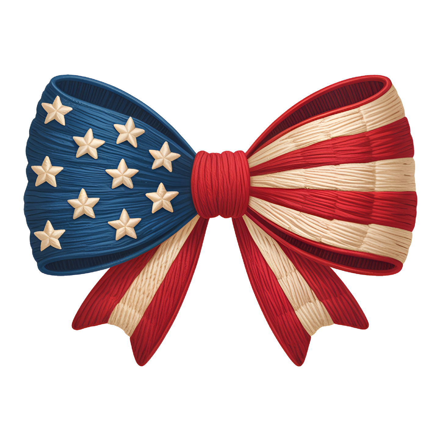 Cute American Bow - DTF Sheet Ready To Press