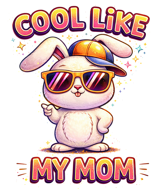 COOL LIKE MY MOM - DTF Sheet Ready To Press