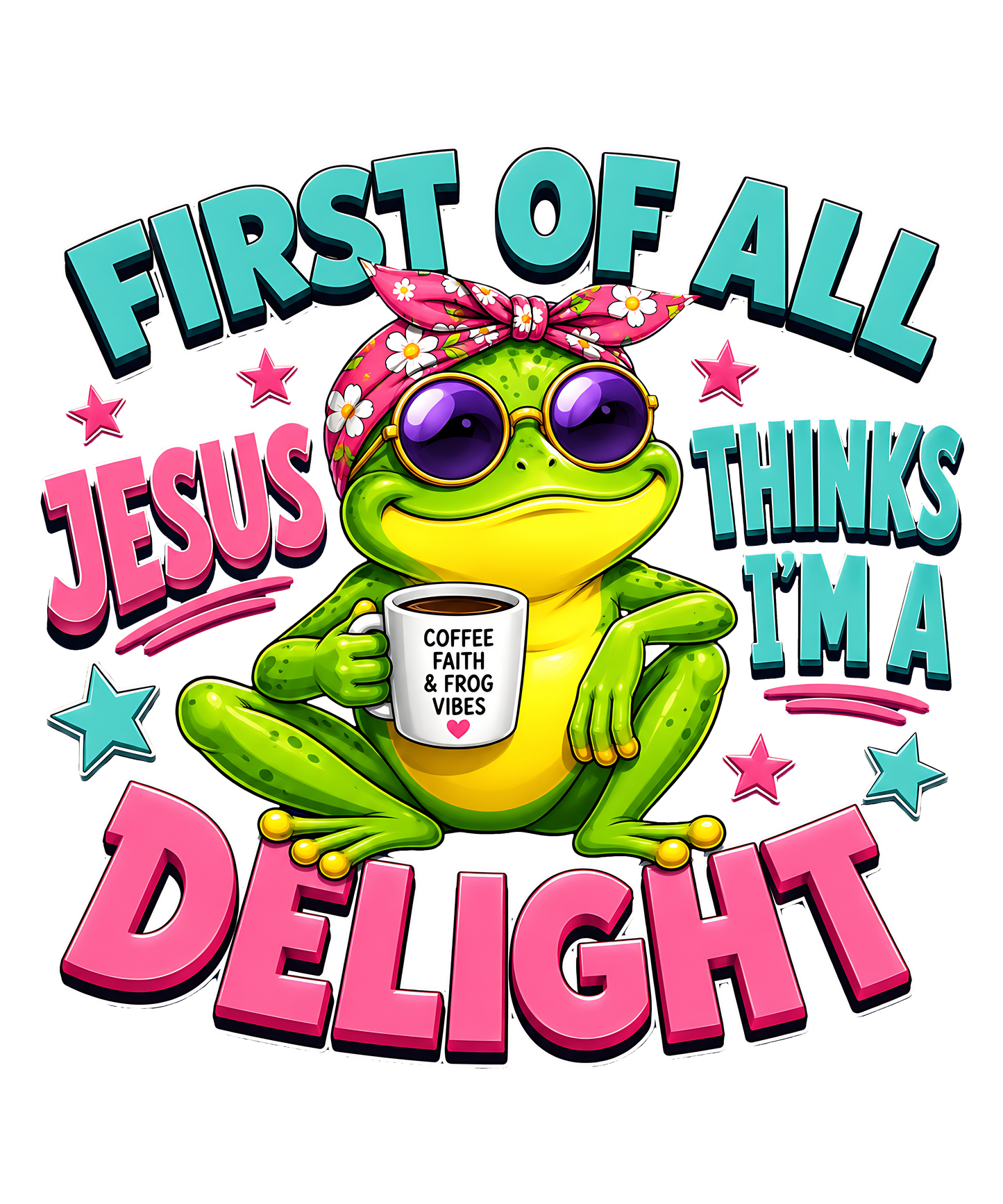 First of all Jesus - DTF Sheet Ready To Press