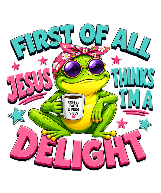 First of all Jesus - DTF Sheet Ready To Press