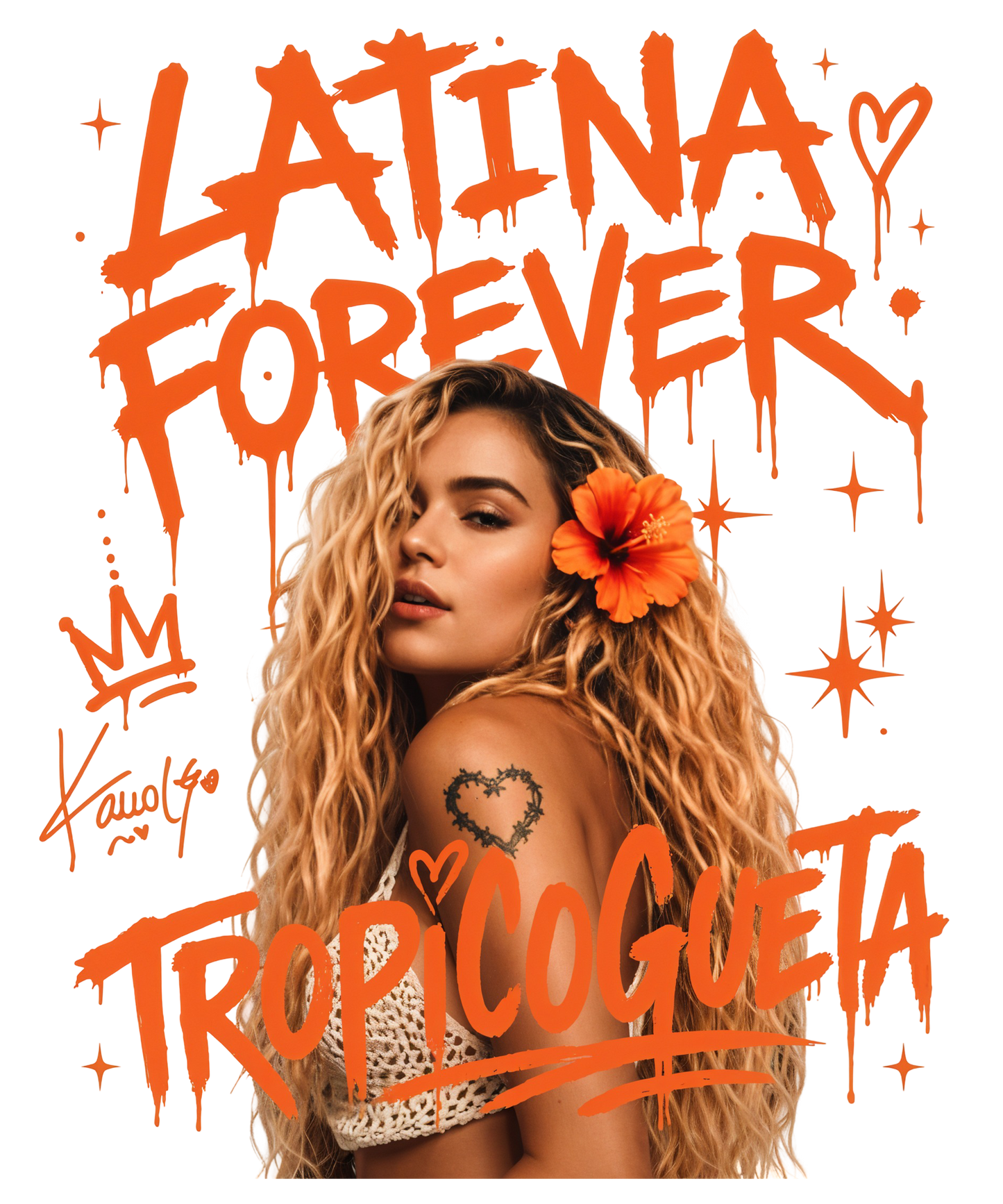 LATINA FOREVER TROPICOQUETA - DTF Sheet Ready To Press