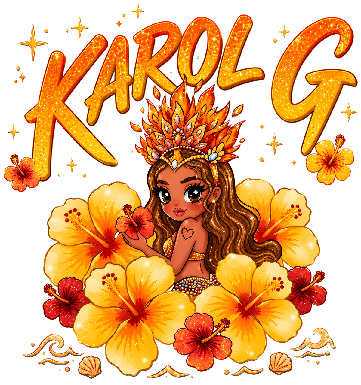 KAROL G - DTF Sheet Ready to Press