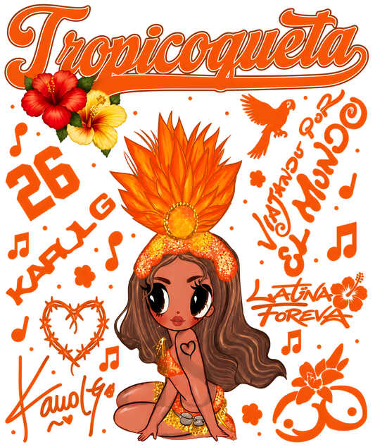 TROPICOQUETA - DTF Sheet Ready to Press