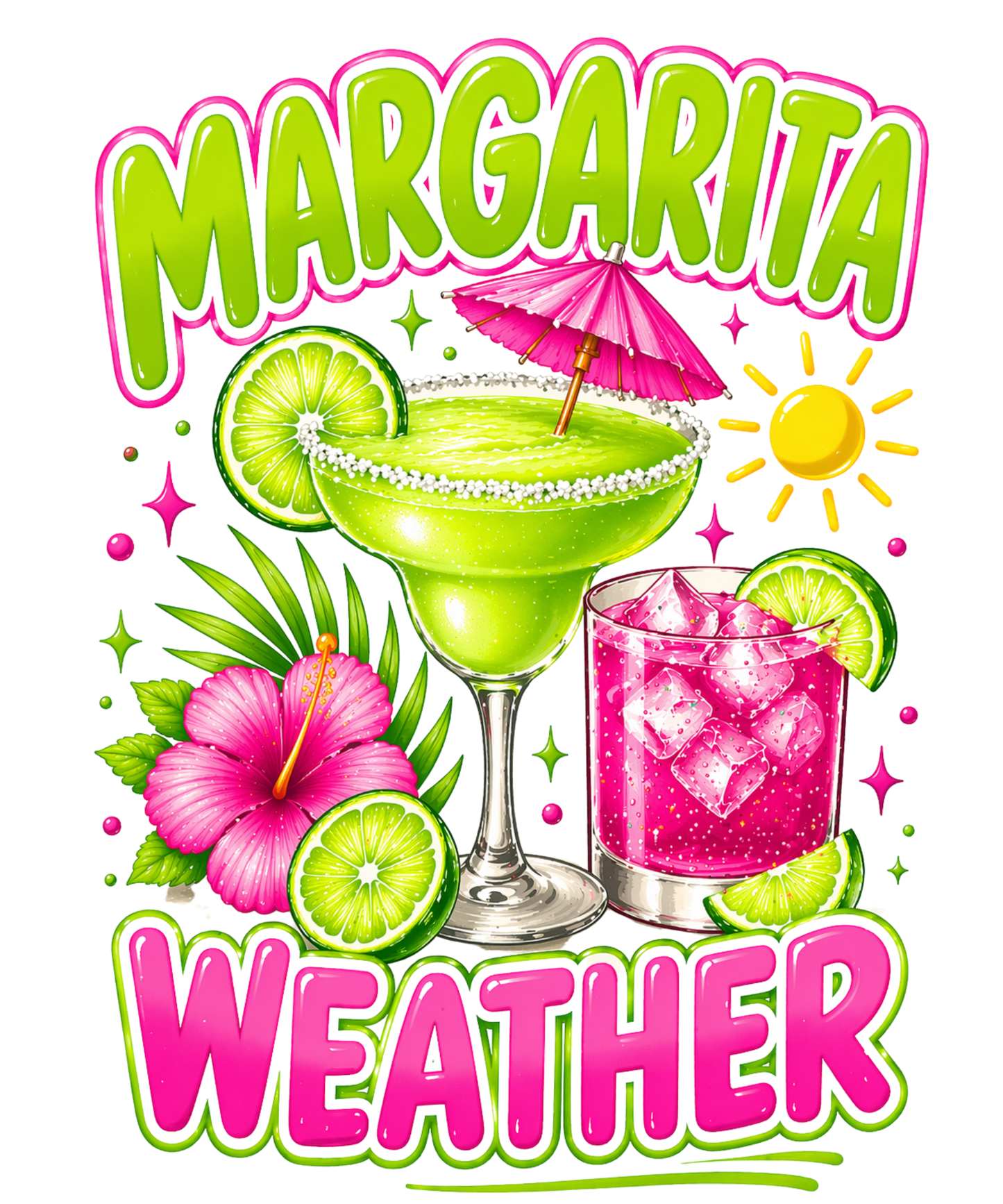 Margarita Weather - DTF Sheet Ready To Press