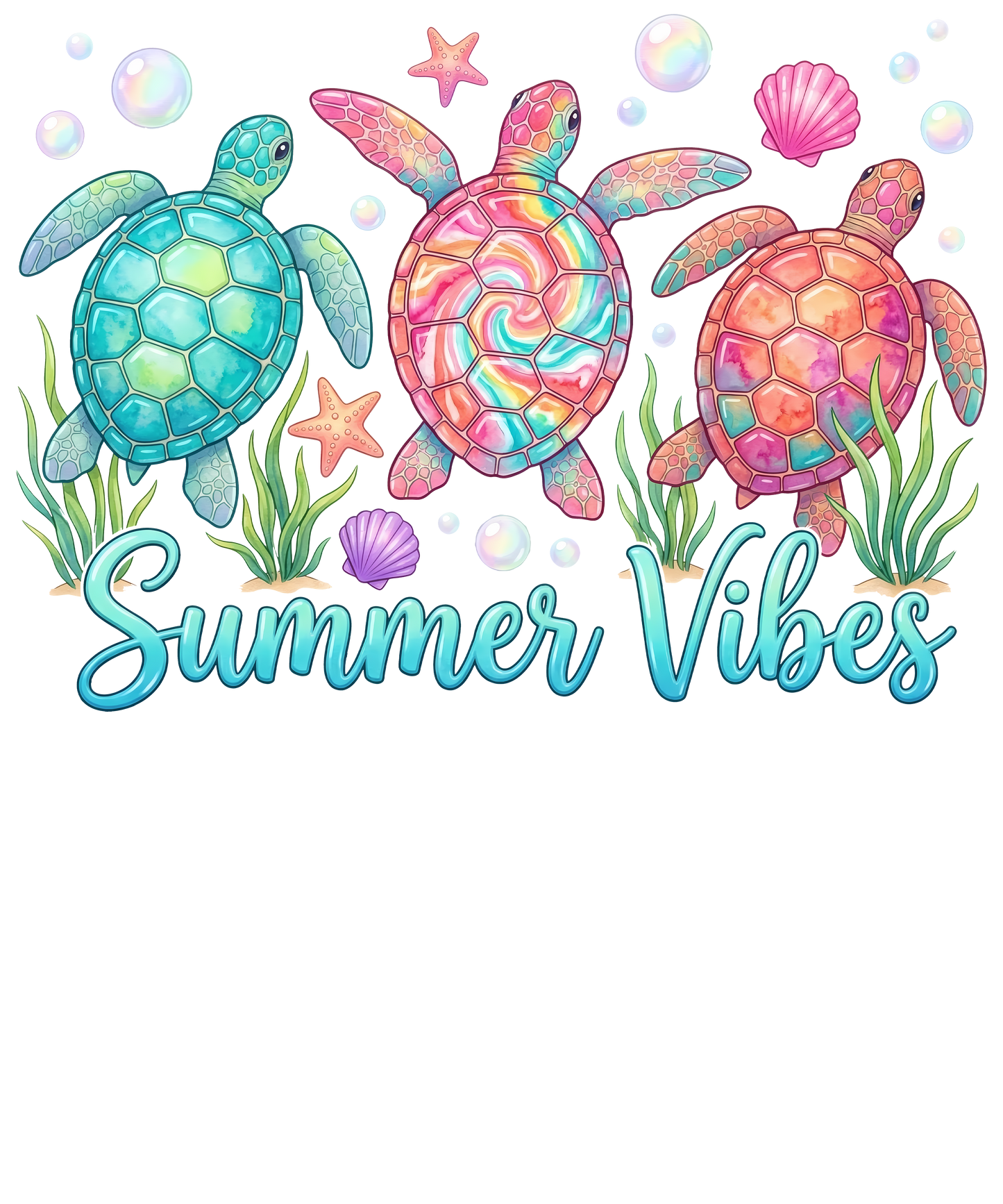 Summer vibes - DTF Sheet Ready To Press