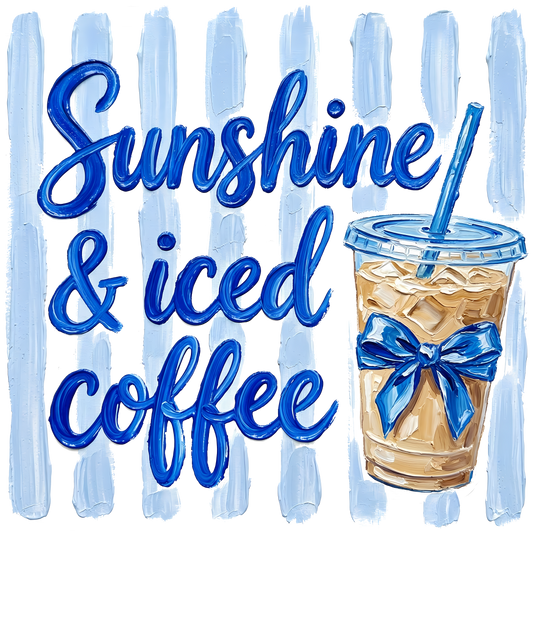 Sunshine & iced coffee - DTF Sheet Ready To Press
