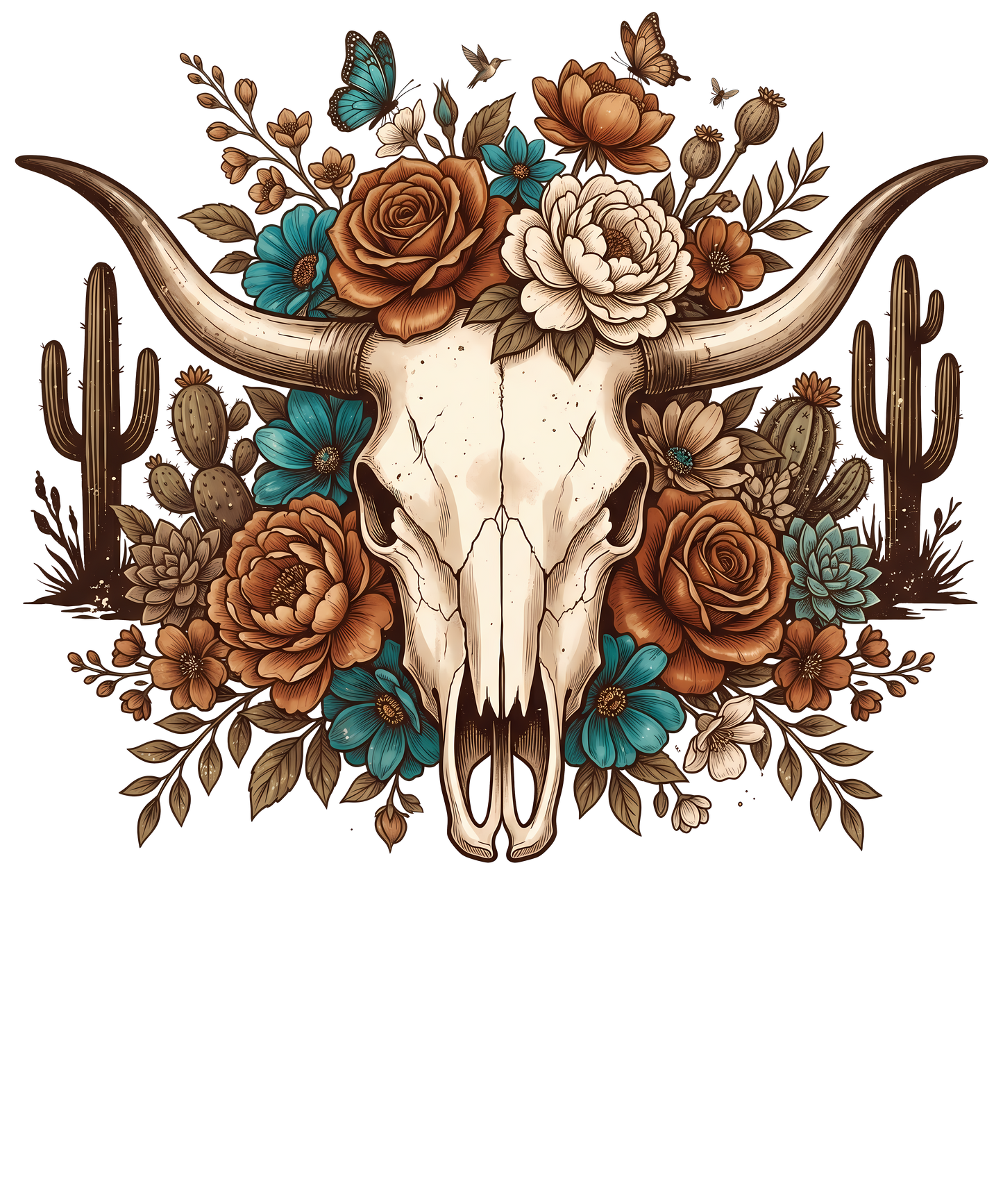 Vintage Skull - DTF Sheet Ready To Press